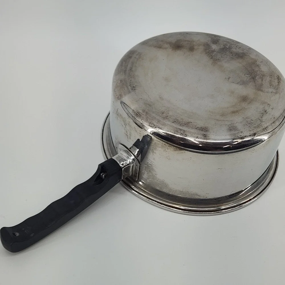 Vintage Vollrath Lo-Heet Stainless Steel 3 Quart Saucepan 8 Inch USA